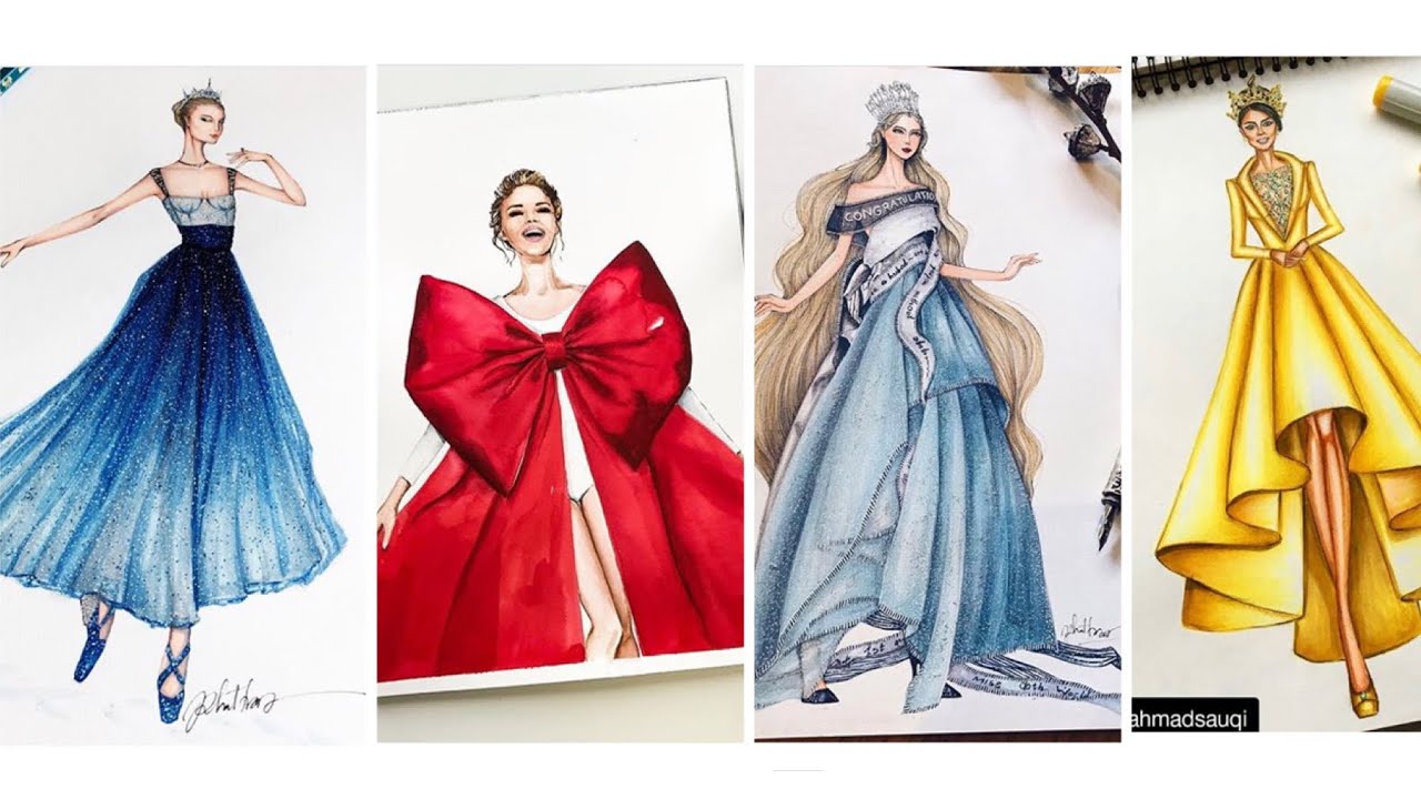 Tự Thiết Kế Đầm Dạ Hội Cho Chính Mình