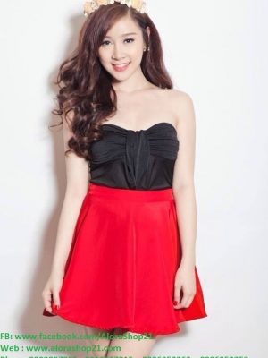 Áo croptop cúp ngực nhúng trẻ trung sexy