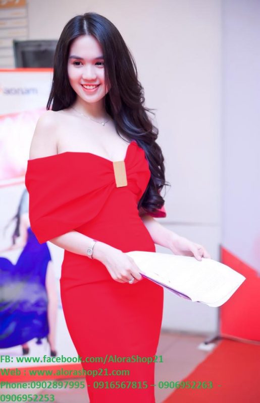 Đầm dạ hội cúp ngực rớt vai sang trọng và sexy