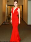 Đầm đi tiệc maxi đuôi cá lưng đổ xẻ ngực