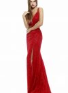 Váy dạ hội hở lưng xẻ đùi sexy tôn dáng – D271