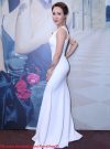 Đầm dạ hội lệch vai xẻ đùi sexy táo bạo – D282