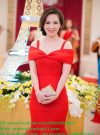 Đầm body trễ vai 2 dây dịu dàng xinh xắn
