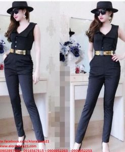 Jumpsuit vest dài cao cấp form chuẩn đẹp đủ màu