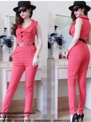 Jumpsuit vest dài cao cấp form chuẩn đẹp đủ màu