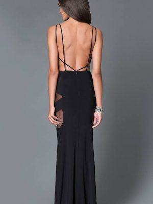 Váy dài dự tiệc cắt xẻ táo bạo sexy quyến rũ - D290