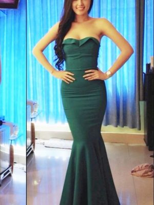 Đầm dạ hội cúp ngực sexy phối đuôi cá xinh đẹp - D308
