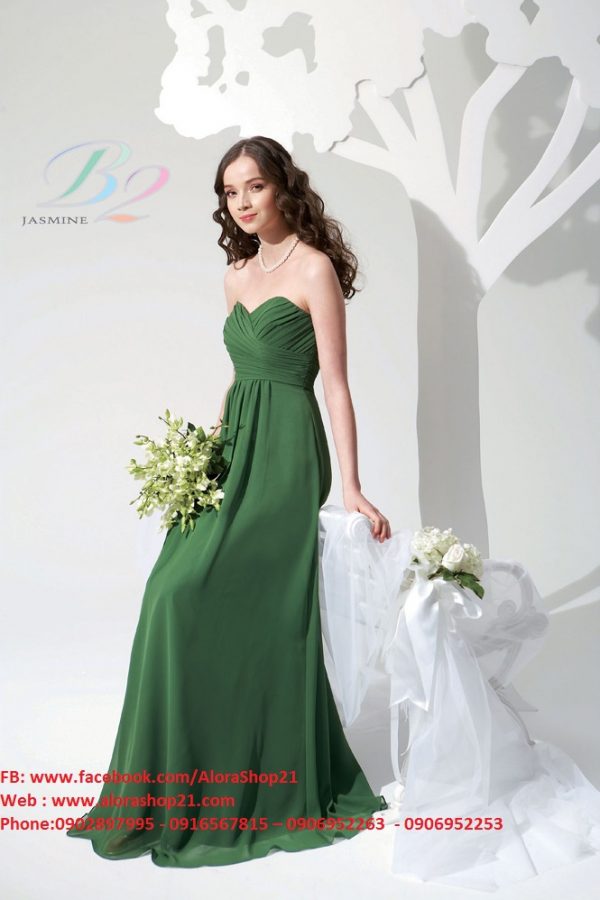 Đầm dạ hội cao cấp maxi dài cúp ngực quyến rũ – D316