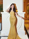 Đầm dạ hội đuôi cá ánh kim sang trọng tôn dáng - D331