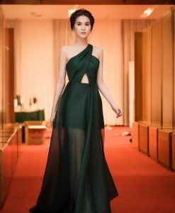 Đầm dạ hội xẻ đùi sexy tôn dáng như Ngọc Trinh - D346