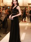 Đầm dạ hội voan nhẹ nhàng tôn dáng như Thu Thảo - D350