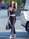Sét áo croptop hai dây và quần ống ôm sexy sành điệu - J14