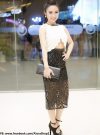 Áo crop top tone trắng không tay cut-out phối chân váy ren - JL08