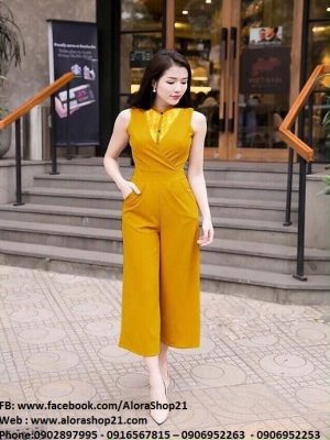 Đồ bay lửng phối ren sang trọng kiểu quần ống rộng sành điệu - JL19
