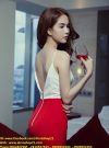 Đầm Ngọc Trinh ôm body kiểu hai dây thiết kế hở lưng sexy – DN145