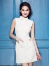 Đầm chữ A sát nách thiết kế cổ sơ mi phối túi - DN167