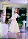 Đầm xòe tay dài dễ thương xinh xắn như Minh Hằng - DN181