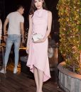 Đầm body đuôi cá hồng pastel nhẹ nhàng xinh xắn - DN186