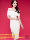 Đầm body vai ngang thiết kế xẻ đùi sang trọng như Ngọc Trinh - DN285