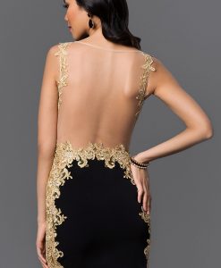 Đầm body cúp ngực đính ren sang trọng quý phái - DN31