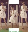 Đầm chữ A cổ vest hàng cao cấp chuẩn đẹp như Ngọc Trinh – DN362