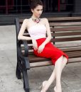 Đầm body cúp ngực form chuẩn dự tiệc sang trọng như Ngọc Trinh - DN373