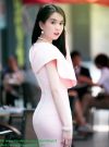 Đầm body phối bèo ngực lạ mắt như Ngọc Trinh – DN68