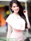 Đầm body phối bèo ngực lạ mắt như Ngọc Trinh – DN68
