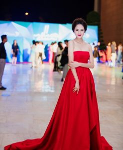 Đầm dạ hội cúp ngực chân xòe như á hậu Hoàng Anh - DN351