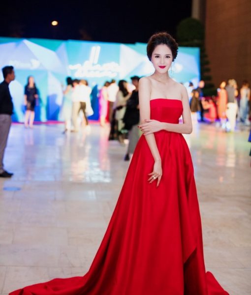 Đầm dạ hội cúp ngực chân xòe như á hậu Hoàng Anh – DN351