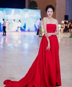 Đầm dạ hội cúp ngực chân xòe như á hậu Hoàng Anh - DN351