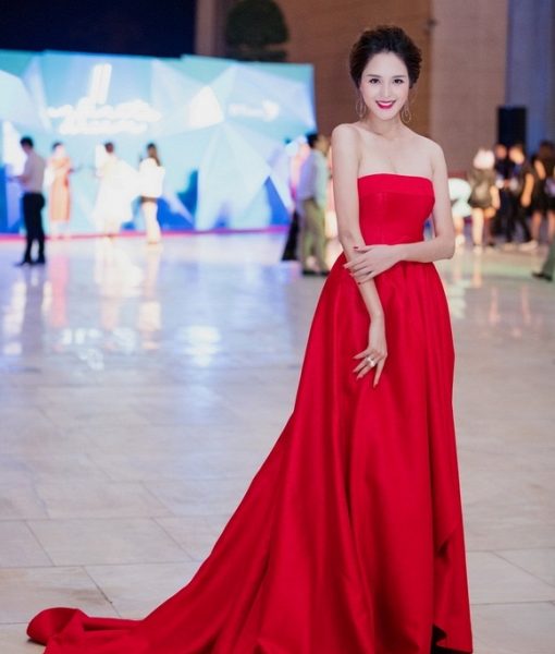 Đầm dạ hội cúp ngực chân xòe như á hậu Hoàng Anh - DN351