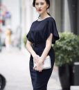 Đầm Công Sở Tay Cánh Tiên Đẹp Như HH Mỹ Linh – DN302
