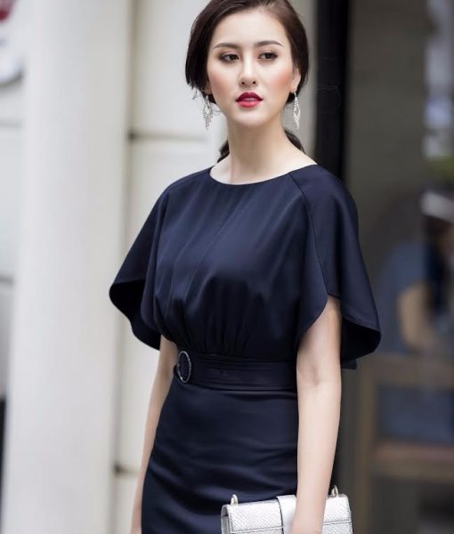 Đầm Công Sở Tay Cánh Tiên Đẹp Như HH Mỹ Linh - DN302