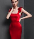 Đầm ôm body dự tiệc đỏ phong cách trẻ trung lạ mắt