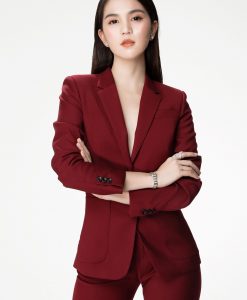 Vest nữ đỏ vang sang trọng quyến rũ như Ngọc Trinh – J86
