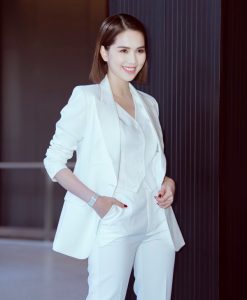 Áo quần kiểu áo vest tay dài kèm áo trong quần tây - J105
