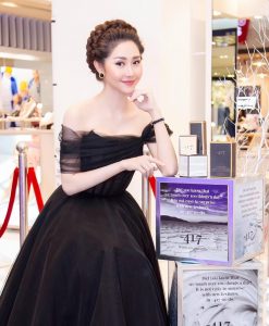 Đầm xòe dự tiệc cuối bẹt vai sexy quyến rũ - D513