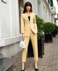 Set vest nữ dự tiệc thiết kế sang trọng lịch lãm - J147